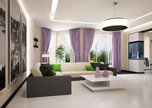 Современный дизайн гостиной 2024-2025 - фото идеи интерьера