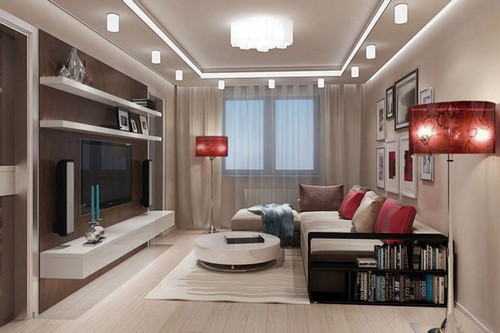 Современный дизайн гостиной 2024-2025 - фото идеи интерьера