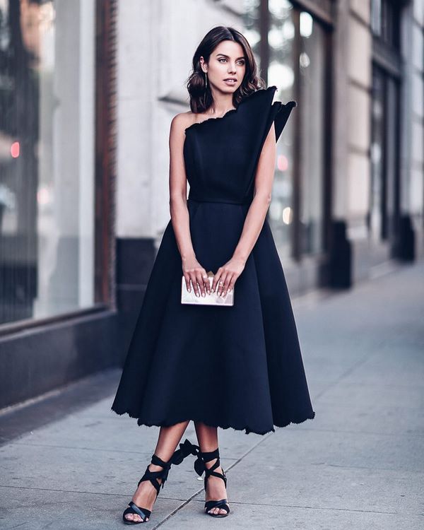Элегантные черные платья: лучшие идеи